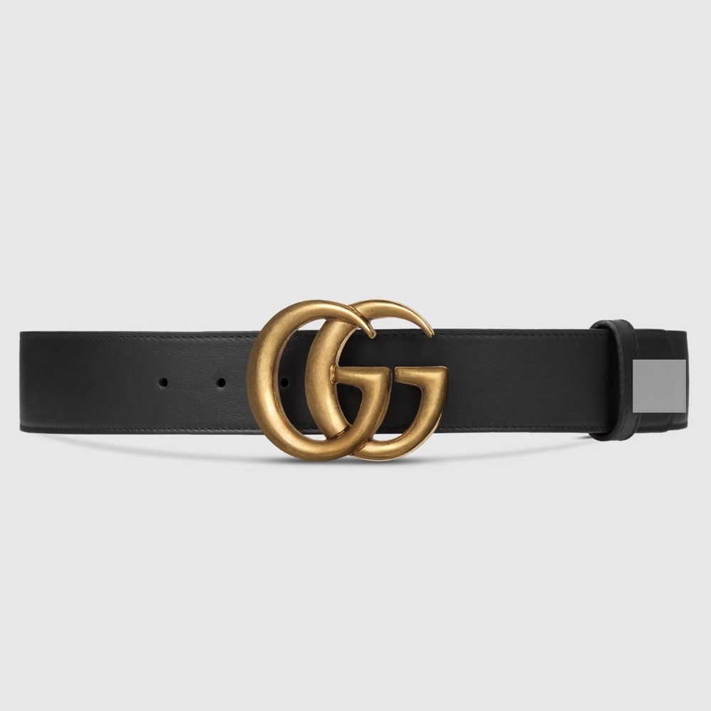 Authentic Gucci GG Marmont Wide Belt